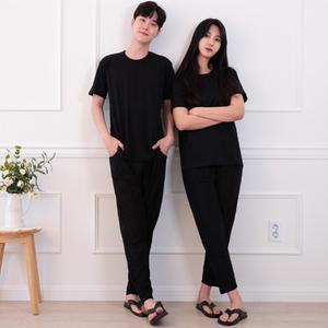 쿨링 냉장고팬츠 여름긴바지 편한츄리닝 고무줄 긴 얇은 기본 일자핏