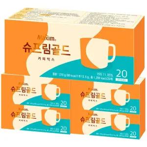 동서 맥심 슈프림골드 커피믹스 100T (20개입x5box)