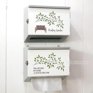 [텐바이텐]핸드타올 우드케이스-Gray