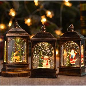 [텐바이텐]LED 스노우볼 랜턴 크리스마스 장식 워터볼 무드등 산타할아버지