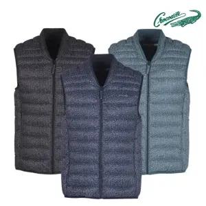 [크로커다일] 초경량 패턴 구스 베스트 3color CDAA4MV9807