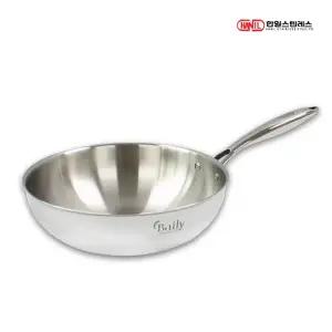 한일STS 베일리 통5중 스텐레스 IH 인덕션가능 궁중팬 28cm