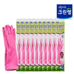 크린랩 es크린고무장갑 대형(L) 10입