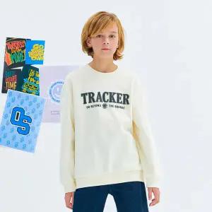 [오션스카이] [4color]남아 앞면 그래픽 베이직 기모맨투맨