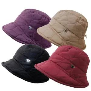 [navid1]누빔 패딩 벙거지 엄마 중년 여성 할머니 방한 귀달이 겨울모자/OM-B38021