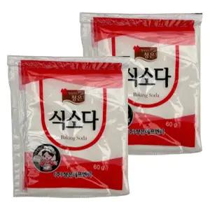 [소비기한 임박] 청은 식소다, 60g, 2개
