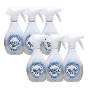 페브리즈 항균플러스 깨끗한향 섬유탈취제 370ml X 6개 / 용기형