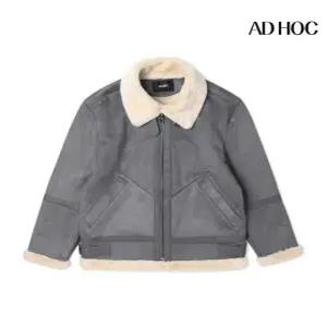 [애드호크]남성 베이직 인조 가죽 무스탕(HZBMU10)