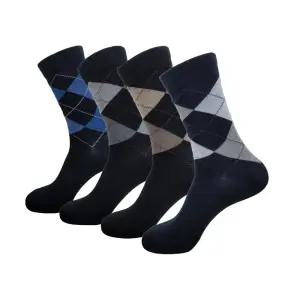 [국산  큰 아가일 캐주얼 양말 10켤레] 남자  신사  비즈니스  중목 장목 남성 정장 양말