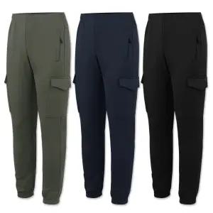 꽃중년 기모건빵바지 전술 카고 조거 겨울 작업복 하의 노가다 빅사이즈