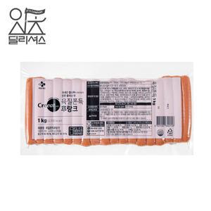 CJ 쉐프솔루션 크레잇 육질 쫀득 후랑크 소세지 (1kg)