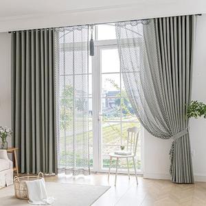 [지나송]끌로이 형상기억 방한 99.99% 암막커튼 특대형(암막2장,봉별도)