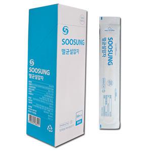 수성 멸균설압자(혀누르개) 50PCS 1통 나무스틱 멸균스틱