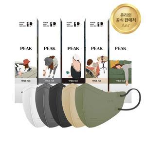 [aer][아에르] KF94 피크 마스크 10매 /새부리형/국산