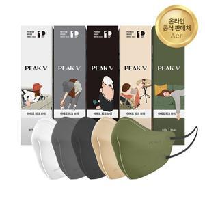 [aer][아에르] KF94 피크 V 마스크 100매 /새부리형/국산