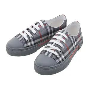 [롯데백화점]버버리 체크 코튼 스니커즈 8073367 K 1 MINI JACK LT B6163 (33-35)