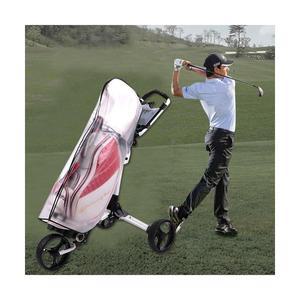 캐디 비닐 pvc 반투명 투명 우비 골프백 레인커버 비 레인 보호