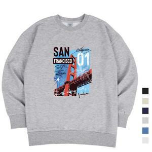 [폴앤폴]샌프란시스코 스탠다드 맨투맨 남여공용 6컬러