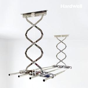 [하드웰] 천장 베란다 빨래건조대 스테인리스 슬라이드 빨래걸이 빨래봉 설치