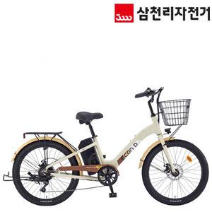 2025 삼천리 24 팬텀 이콘 D 디스크브레이크 바구니 짐판 알루미늄 시티형 전기 자전거