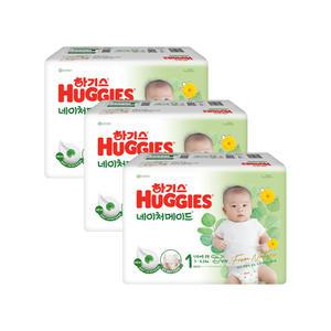 하기스 2024 네이처메이드 밴드 1단계 공용, 66매, 3팩, 1개 (198매)