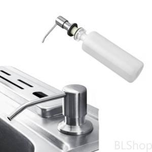 은색 씽크대 주방세제통 디스펜서 스텐 매립형 500ML