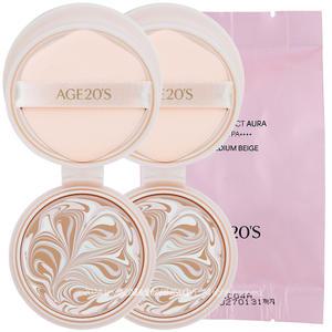 AGE20S 에이지투웨니스 에센스 팩트 아우라 21호 리필 2개