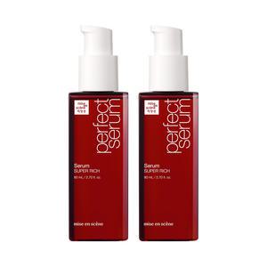 미쟝센 퍼펙트 슈퍼리치 세럼 80ml x2개, 영양 헤어에센스