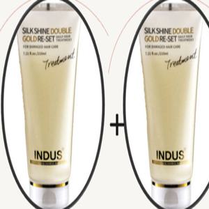 인더스 실크 샤인 더블 골드 리셋 210ml+210ml (트리트먼트+에센스) 2개