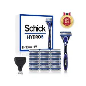 [쉬크]쉬크 하이드로5 오리지널 날13입+면도기+커버1
