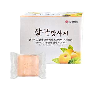 엘지생활건강 살구 맛사지 (살구씨)  비누 90g 20입 x 1개 / 세안 세숫비누 세수