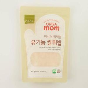 ORGA 간식 유기농 쌀튀밥 (65g) 탕비실 회사 어린이 성인 캠핑 차박 홈파티 영화 선물
