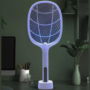 LED 트랩 모기채 SWH-100 C타입 충전식 전기모기채 전기파리채 파리채 벌레퇴치 살충제