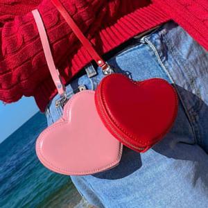 여성가방 여자 하트 미니 백 동전 카드 지갑 화장품 소품 파우치