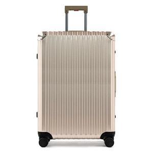 [클렙튼] 에비에이션 알루미늄 풀메탈 여행용캐리어 샴페인 29인치