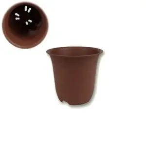 가벼운 토기화분 6호 약 지름19x높이18.5cm) 토분 원형 플라스틱화분 화초