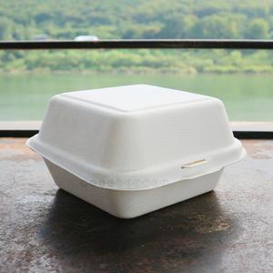 웰베이킹 펄프 도시락용기 100개 (화이트) B-003 / 케이크 햄버거 디저트 베이커리 포장용기