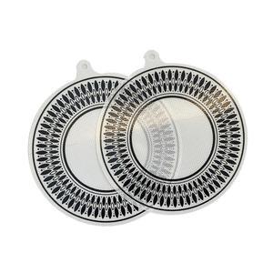 실리콘 인덕션 보호매트 원형 미끄럼 오염방지 패드 2개