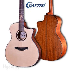 크래프터 통기타 KWF-MAHO PREMIUM / 국산 탑백솔리드 신형 픽업장착 연주용