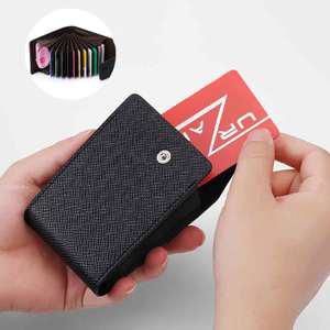 아코디언 카드지갑 슬롯 카드홀더 명함케이스 명함지갑 2색상