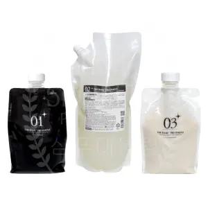 하호니코 라메라메 헤어 클리닉 3종 전용 케이스 펌프 스프레이 용기 포함 하오니코