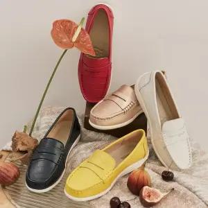 [30% 단하루] 페니컴포터로퍼 여성 소가죽 로퍼