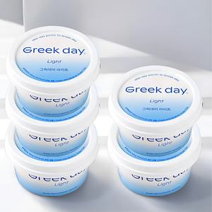 그릭데이 그릭요거트 라이트 저칼로리 쫀득한 혼합유산균 100g 5개