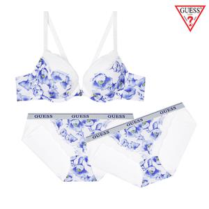 [게스언더웨어](강남점)게스 블루 블러썸 브라1매 팬티2매세트 GBWBR243BU1매GBWBP243BU2매