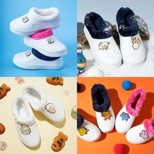 [국내생산] 에이블팩토리 학교 병원 어디서든! 아동 성인 겨울 실내화 EVA 털실내화