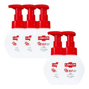 랩신 토탈 포밍 핸드워시 용기 250ml 5개 / 거품형 손세정제
