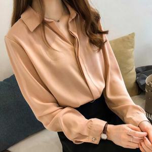 러블리 감성 여리핏 쉬폰 블라우스 여자 데일리 패션 봄가을정장셔츠 베이직남방셔츠 데이트룩스타일링 사