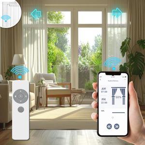 [winsharp]윈샵 [스마트 전동커튼 레일] 자동 가변형 음성인식 저소음 세트