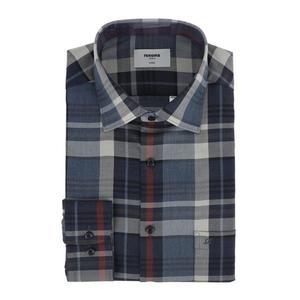 [갤러리아] [레노마 셔츠] 멀티 빅체크 일반핏 긴팔셔츠 ROFSG0031BU [갤러리아]