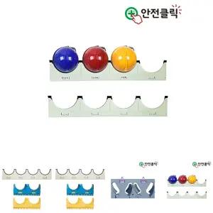 (안전모걸이대) 안전클릭 안전모 걸이대 4구/걸이/거치대/보관함/공업용/행거/보관/보관용/보호모/공장/산